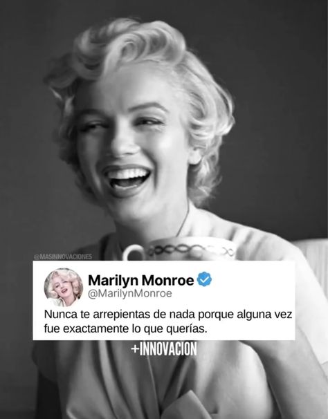 Marilyn Monroe Frases, Positive Phrases, Motivational Videos, Pretty Words, Marilyn Monroe, Wisdom Quotes, It Hurts, Life Quotes, Mindfulness