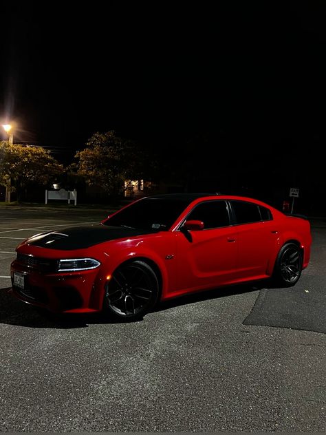 Scatpack Charger Aesthetic, Dodge Scat Pack Charger, Scatpack Charger Wallpaper, Red Dodge Charger, Scatpack Charger, Red Charger, Dodge Charger Scat Pack, Hellcat Charger, Dream Cars Lexus