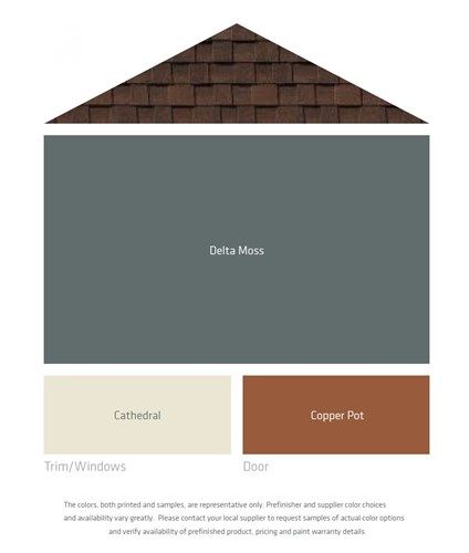 Fresh Color Palettes for a Brown Roof | LP SmartSide Brown Roofs, Exterior Color Palette, Casa Retro, House Paint Color Combination, House Colours, Brown Roof, Exterior House Paint Color Combinations, Exterior House Color, Craftsman Exterior