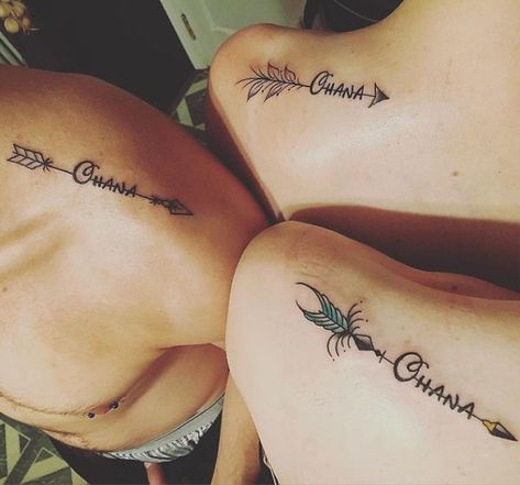 A Tattoo Collection Dedicated To My Sister! | Bored Panda Design Tatuaje, Ohana Tattoo, Cousin Tattoos, Sister Tattoo Designs, Brother Tattoos, Herz Tattoo, Tattoo Trend, Sibling Tattoos, Bff Tattoos