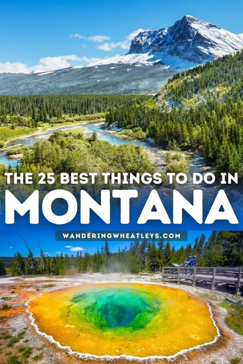 Planning a Montana vacation? Discover the 25 best things to do in Montana including awesome attractions in Montana, dreamy places to visit, top outdoor adventures and more! I what to do in Montana I places to go in Montana I things to do in Helena I USA travel I Montana attractions I Montana parks I activities in Montana I things to do in Myrtle Beach I museums in Montana I where to eat in Montana I hiking in Montana I parks in Montana I things to do in Butte I breweries in Montana I #Montana Things To Do In Montana, Montana Vacation, Montana Travel, Usa Travel Guide, Lewis And Clark, Usa Travel Destinations, Koh Tao, Open Spaces, Glacier National