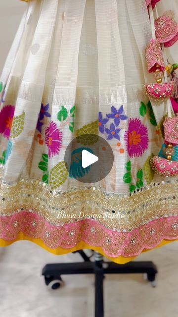 Kids Lehanga Design For Wedding, Pattu Lehenga For Kids, Kids Lehanga Design, Lehanga For Kids, Lehenga Ideas, Pattu Langa, Frocks Design, Kids Lehenga, Kids Frocks Design