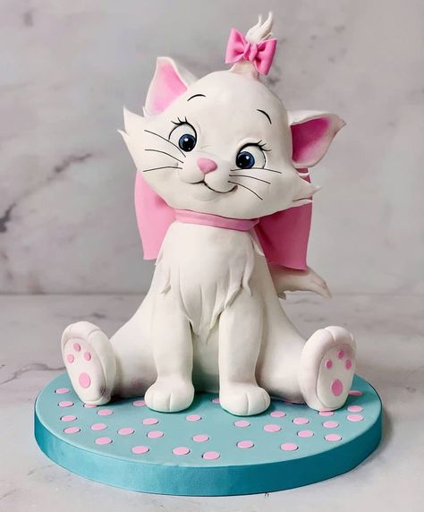 Vet Cake, Pink Pastry, Kitten Cake, Cake Designs For Kids, Candyland Cake, Birthday Cake For Cat, Cat Cake Topper, Realistic Cakes, Cat Cupcakes