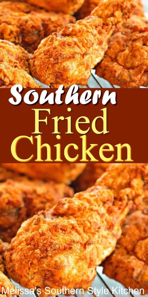 Best Southern Fried Chicken, Southern Fried Chicken Recipe, Best Fried Chicken Recipe, Fried Chicken Recipe Southern, Southern Dinner, Making Fried Chicken, Fried Chicken Recipe, Southern Fried Chicken, Ayam Goreng