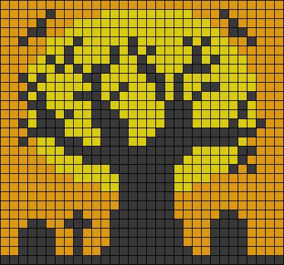 C2c Halloween, Acnh Flags, Halloween Alpha Pattern, Crochet Templates, Pixel Blanket, Halloween Perler, Grid Art, Crochet Graphs, Fall Cross Stitch