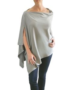 Poncho Diy, Diy Maternity Clothes, Nursing Shawl, Nursing Poncho, Maternity Sewing, Diy Nursing, Nursing Covers, Nursing Fashion, Nursing Wear