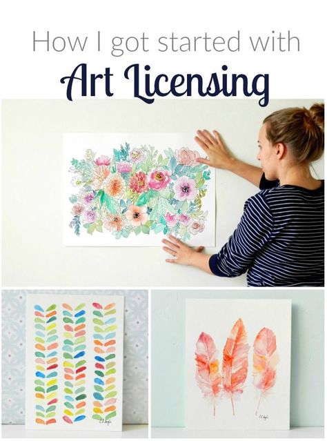 Hi guys! This post is for all you artists! Today I want to talk about art licensing, how I got my feet wet in the art licensing world, and give you a few tips on getting started with licensing your ow Art Biz, Business License, Table Ware, Art Worksheets, Business Minded, Sell My Art, Artist Business, Smart Business, Selling Art Online