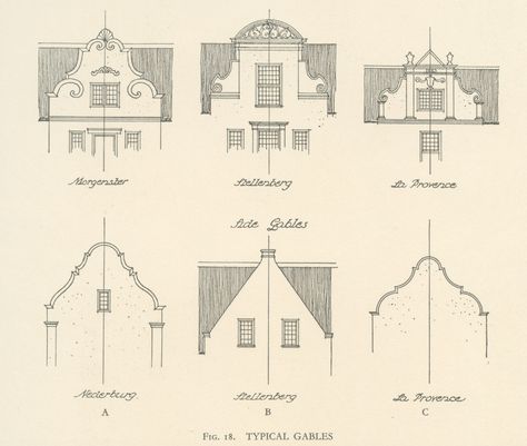 Cape Dutch Interior Design, Cape Dutch House Exterior, Traditional Dutch House Interior, Cape Dutch Cottage, Dutch Cape Architecture, Cape Dutch Style Homes Interior, Cape Dutch Interior South Africa, Dutch House Plans, Cape Dutch Gable Facades