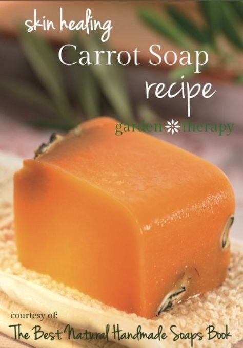 Carrot Soap Recipe, Garden Ideas Diy Cheap, Shower Melts, Carrot Soap, Garden Ideas Diy, Soap Suds, Income Sources, Healing Salve, Diy Soaps