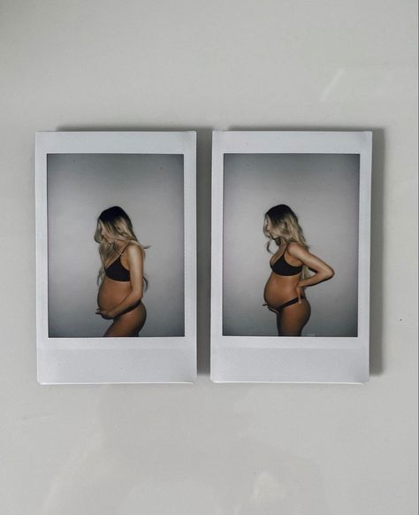 Pregnant Instagram Pictures, Pregnancy Instagram Photo Ideas, Film Pregnancy Photos, Pregnancy Journey Photos, Polaroid Maternity Pictures, Pregnancy Polaroid Pictures, Polaroid Pregnancy Pictures, Aesthetic Pregnancy Photos, Pregnancy Progress Pictures