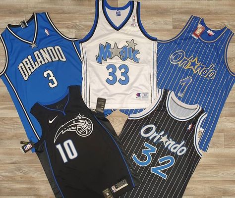 Orlando Magic Jersey, Steve Francis, Magic Basketball, Boondocks Drawings, Retro Nba, Grant Hill, Basketball Uniforms Design, Penny Hardaway, Nfl Merchandise