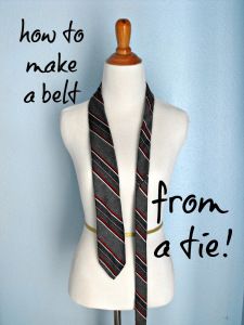 How to Make a Belt from an Old Tie - Crafty Little Gnome How To Make A Tie, Belt Tutorial, Make A Belt, Stylish Belts, Upcycle Inspiration, Necktie Crafts, Old Ties, Make A Tie, Diy Belts