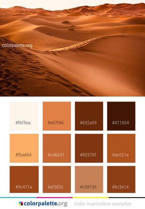 Desert Color Palette, Spa Bedroom, Red Damask, Copper Canyon, Color Palette Ideas, Landform, Colors Inspiration, Desert Colors, Palette Ideas