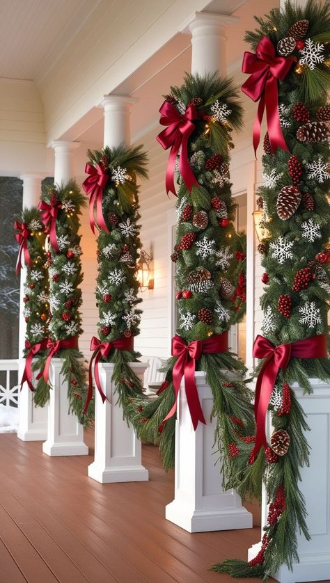 Discover creative Christmas porch decor ideas that will bring festive cheer to your home. From rustic wreaths to sparkling lights, get inspired today!