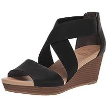 Dr Scholls Shoes, Gladiator Wedges, Sandal Platform, Stretch Band, Strappy Wedges, Black Wedge Sandals, Stretch Bands, Black Wedges, Platform Wedge