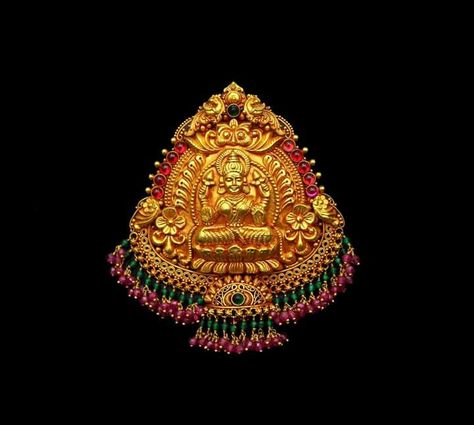 Laxmi Gold Pendant Designs, Vummidi Bangaru Jewellers, Lakshmi Pendant, Tiny Pendant Necklace, Pendant Designs, Gold Initial Pendant, Gold Pearl Jewelry, Antique Jewelry Indian, Gold Pendant Jewelry