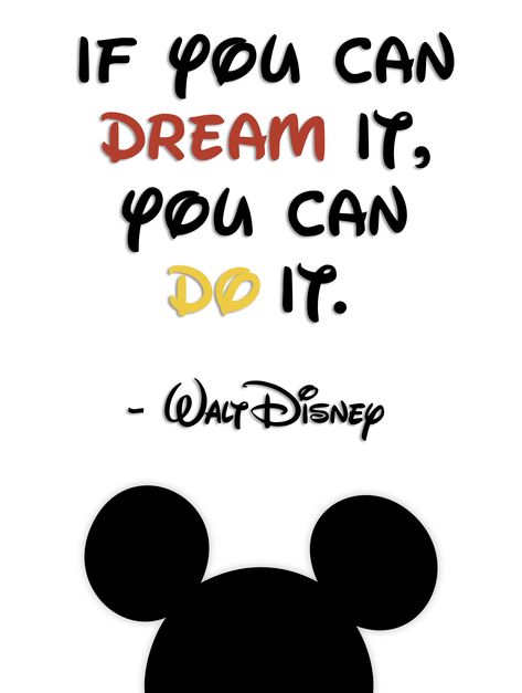 If you can dream it, you can do it. Disney Motivational Quotes, Walt Disney Quotes, Wallpaper Disney, Motiverende Quotes, Wallpaper Tumblr, Quotes Disney, Trendy Quotes, Dream It, Best Inspirational Quotes