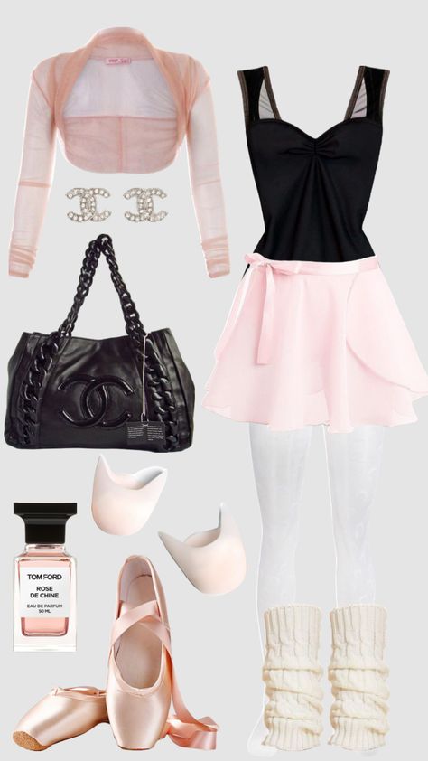 #outfitinspo #beauty #outfit #ballet #ballerina #pink #pointeshoes #delicate #skirt #perfume #femenineenergy #chanel Ballet Style Outfit, Dance Class Outfit, Ballet Inspired Fashion, Ballet Aesthetic, Skirt Aesthetic, Ballerina Skirt, Ballerina Outfit, Dance Outfits Practice, Ballerina Pink