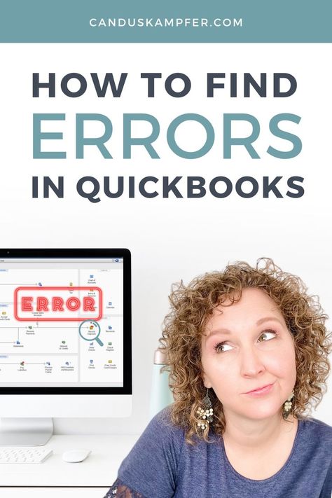 Learn how to find errors in QuickBooks for Business owners and bookkeepers Quickbooks Tutorial, Bookkeeping Training, How To Use Quickbooks, Accounting Humor, Accounting Basics, Accounting Business, Bookkeeping Software, Quickbooks Desktop, Online Bookkeeping