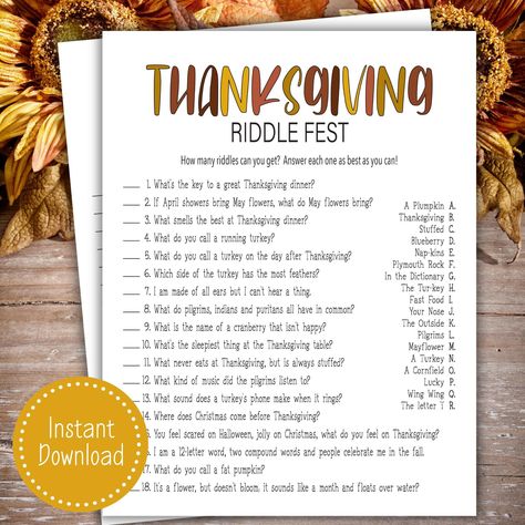 Thanksgiving Word Games, Thanksgiving Would You Rather, Friendsgiving Ideas Games, Thanksgiving Game Ideas, Family Thanksgiving Games, Thanksgiving Jeopardy, Thanksgiving Table Games, Thanksgiving Riddles, Thanksgiving Family Activities