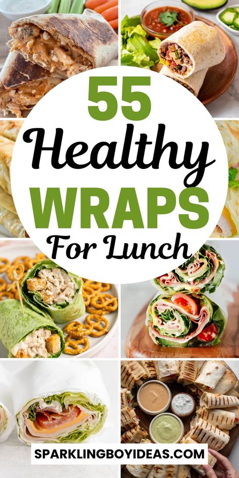 Explore our easy healthy wrap recipes, perfect for quick and healthy lunch wraps. Check out our easy healthy wraps, including vegetarian wrap ideas and gluten-free wraps. Whether you're craving high-protein lunch wraps or light, low-calorie, and low-carb wraps, our healthy wrap ideas offer something for everyone. From chicken wraps, turkey wraps, and salmon wraps to a variety of other high-protein wraps. Discover the joy of making vegan wrap recipes and healthy keto wrap ideas for weight loss. Salmon Wraps, Vegetarian Wrap, Healthy Lunch Wraps, Healthy Wraps For Lunch, Wraps For Lunch, Healthy Wrap, Vegetarian Wraps, Protein Wraps, Vegan Wrap