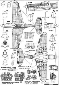 Curtiss P-40 Warhawk Blueprint - Download free blueprint for 3D ... F 35 Blueprint, P40 Warhawk, F 22 Raptor Blueprint, Spitfire Blueprint, Airplane Schematics, Rc Model Airplanes, Rc Plane Plans, Airplane Drawing, Wwii Fighter Planes