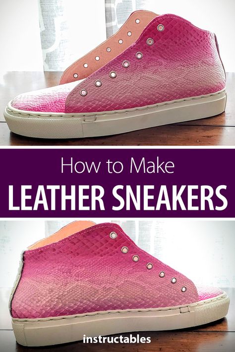 How To Make Your Own Shoes, Quilted Sneakers Diy, Vans Design Shoes Diy, Shoe Making, Converse Leather Shoes, Make Your Own Shoes, Leather Converse, Wool Sneakers, Sneakers Patterns