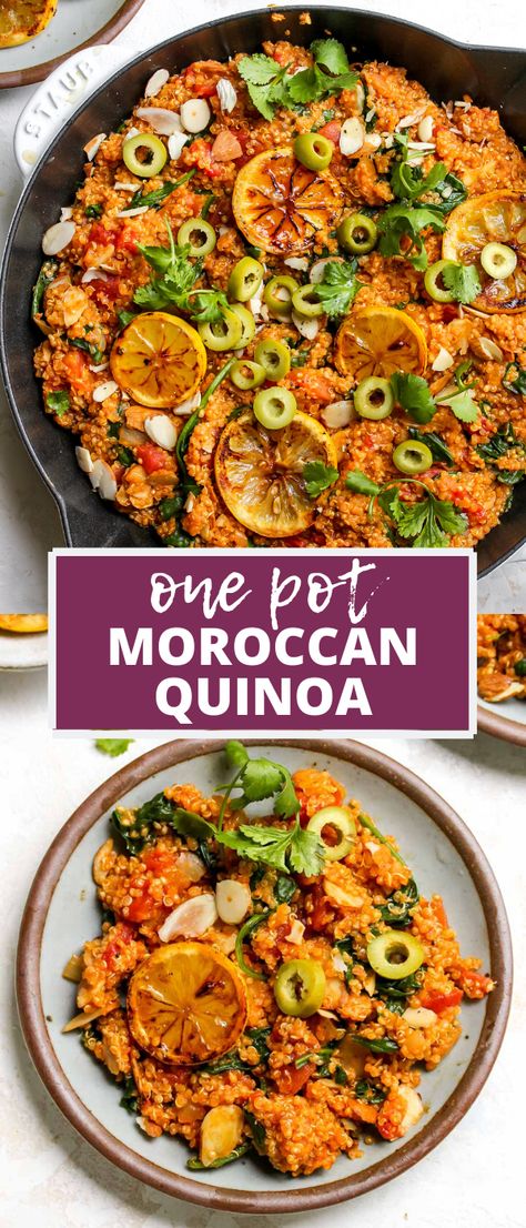 Moroccan Quinoa, Quinoa Recipes Easy, Healthy One Pot Meals, Quinoa Recipes Healthy, Quinoa Dishes, Quinoa Healthy, Quinoa Recipes, Kebabs, Pot Meals