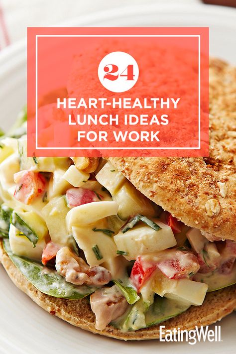 Healthy Lunch Ideas For Work, Heart Healthy Recipes Easy, Heart Healthy Recipes Low Sodium, Lunch Ideas For Work, Brain Healthy Foods, Low Cholesterol Recipes, Healthy Lunch Ideas, Heart Healthy Diet, Cheap Healthy