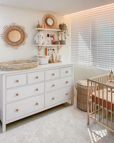 Nursery Reveal, Baby Nursery Inspiration, Baby Room Organization, Baby Room Themes, Baby Room Neutral, Baby Boy Room Decor, Nursery Room Design, Girl Nursery Room