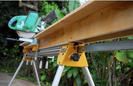 Miter saw stand | LumberJocks Woodworking Forum Dewalt Mitre Saw Stand Modifications, Dewalt Miter Saw Stand, Appomattox Virginia, Mitersaw Station, Ron Paulk, Diy Miter Saw Stand, Wood Shops, Miter Saw Stand, Bed Extension