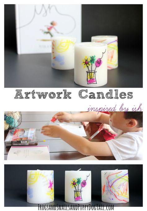 Kids Candles, Mothers Day Crafts For Kids, Candle Craft, Candle Art, Kids Artwork, Arte Animal, Mothers Day Crafts, Fun Activities For Kids, Preschool Art