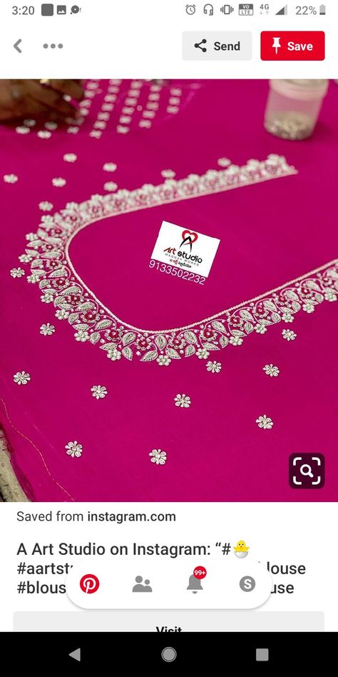 Pink Blouse Machine Work Designs, Maggam Work Blouse Designs Simple Short Hands, Pink Blouse Silver Maggam Work, Silver Aari Work Blouse Simple Design, Silver Zardosi Work Blouse, Silver Jari Work Blouse Design, Boat Neck Blouse Design, New Saree Blouse Designs, Kids Blouse Designs