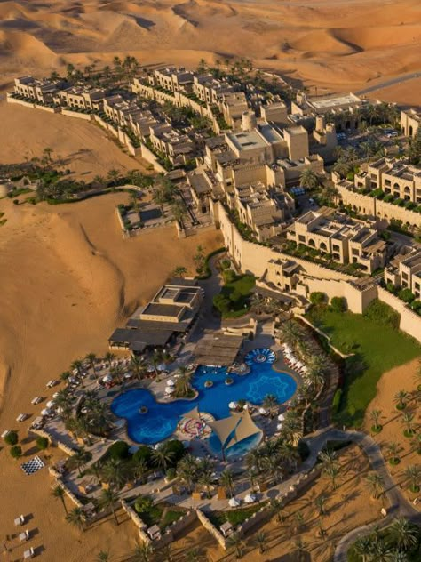 Abu Dhabi Resort | Qasr Al Sarab Desert Resort by Anantara Anantara Qasr Al Sarab Desert Resort, Qasr Al Sarab Desert Resort, Site Plan Rendering, Arabic Architecture, Masterplan Architecture, Desert Resort, Nature Art Drawings, Island Park, Desert Oasis