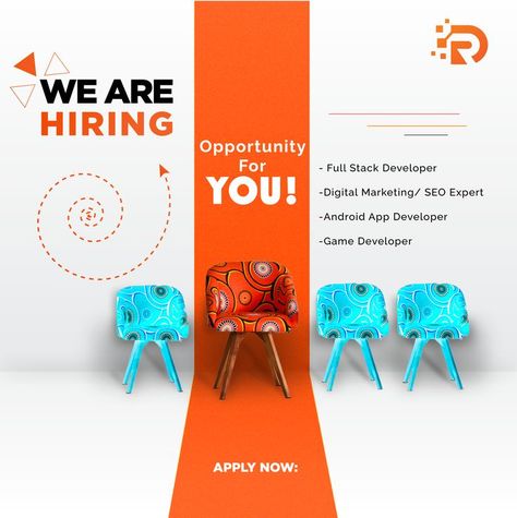 It's a social media post that is all related to the Hiring of new employees We Are Hiring Graphic Designer, Hiring Graphic Designer, Hiring Graphic, Hiring Ad, Social Media Campaign Design, Hiring Poster, Real Estate Marketing Design, Adobe Photoshop Design, Employee Development