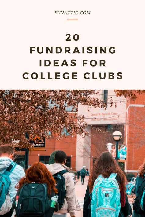 Fundraising Ideas College, College Club Activities, College Clubs, Sorority Fundraiser, College Event Ideas, Creative Fundraising, Charity Work Ideas, Fun Fundraisers, College Club