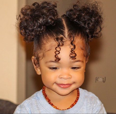 Curly Hair Baby, Baby Girl Hairstyles Curly, Stile Kylie Jenner, Cute Toddler Hairstyles, Cute Hairstyles For School, Lil Girl Hairstyles, Kids Curly Hairstyles, Cute Simple Hairstyles, Cute Curly Hairstyles