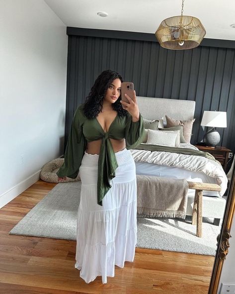 Curvy Summer Outfits, Cancun Outfits, Mid Size Outfits, Curvy Casual Outfits, Summer Outfits Curvy, Look Boho Chic, Cute Vacation Outfits, Plus Size Summer Outfits, Look Plus Size