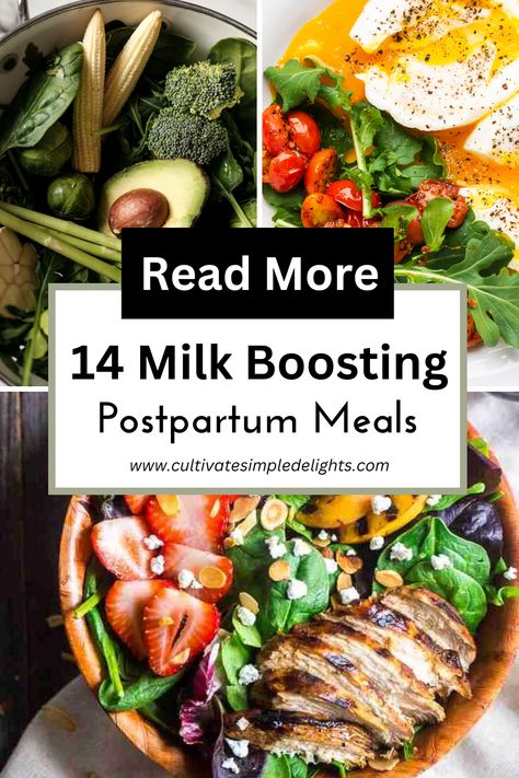 Making quality milk is all about nutrition and with these easy postpartum meals you can give your milk supply a major boost. By meal prepping simple ingredients you can have wholesome easy meals to eat while breastfeeding to increase your milk supply naturally through nutrient dense foods. Nutrient Dense Postpartum Food, First Meal After Birth, Meals To Eat While Breastfeeding, Asian Postpartum Meals, Nutrient Dense Postpartum Meals, Healthy Postpartum Meals, Meals For Breastfeeding Moms, Easy Postpartum Meals, Breastfeeding Meals