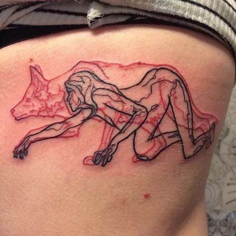 Warewolf Tattoo, Bichota Tattoo, Sketchbooks Inspiration, Wolf Tattoos For Women, Native Tattoos, Blackout Tattoo, Marvel Tattoos, Cat Tattoos, Hawaiian Tattoo