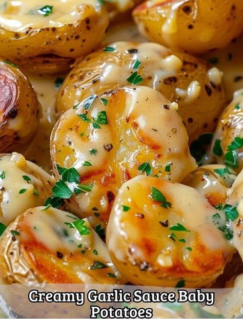 Potato Side Dish Crockpot, Dill Scalloped Potatoes, Sour Cream Baked Potatoes, Dishes Served With Rice, What To Make With Yellow Potatoes, Creamy Garlic Potatoes In Oven, Potatos Al Grotten Recipe, White Sauce For Potatoes, Potato Recipes That Freeze Well