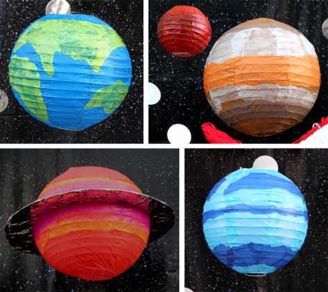 DIY Solar System Decoration | Party Ideas & Activities by Wholesale Party Supplies Solaire Diy, Space Theme Classroom, Diy Solar System, Planet Party, Space Party Decorations, مشروعات العلوم, Sistem Solar, Space Theme Party, Outer Space Party