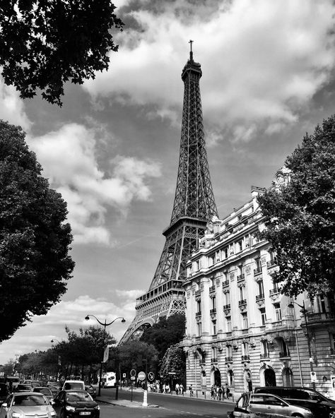 ANTICIPATION: On the Champs-Élysées | Short Story — MELINA MARIA MORRY Black And White Photograph, Paris, Black And White, White, Black