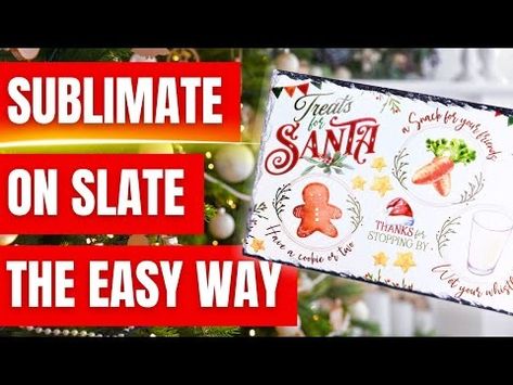 How to SUBLIMATE on a SLATE | EASY Sublimation Project - YouTube Sublimation On Slate, Dye Sublimation, Get Ready, Cricut, Dye, The Creator