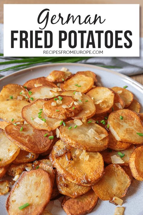 German Potato Recipes, German Fried Potatoes, Easy German Recipes, German Dishes, German Food Authentic, German Cooking, Tv Recipes, October Fest, German Foods