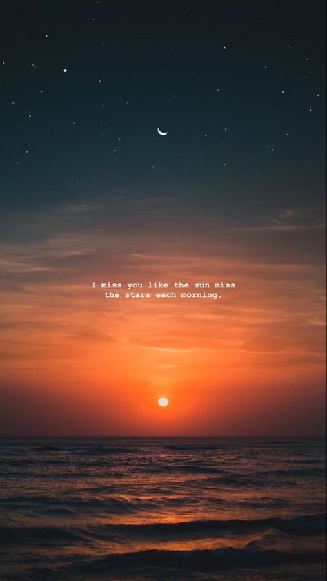 Sunset Missing You Quotes, Miss You Captions For Him, Missing Captions Instagram, Miss You Captions, Miss Him Aesthetic, Best Aesthetic Quotes, I Miss U Quotes, Waves Quotes, Miss U Quotes