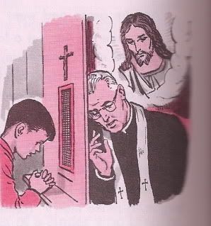 Confession: What the Priest Sees Catholic Confession, 7 Sacraments, Pater Noster, Jesus Cartoon, Spiritual Pictures, Daughter Of God, Roman Catholic, Catholic Faith, Art Exhibition