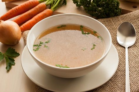 Natural and Organic High Protein Clear Liquid Diet Options for Colonoscopy or Surgery - Burnt Apple Liquid Soup, Liquid Diet Recipes, Clear Liquid Diet, Bone Broth Benefits, Breakfast Low Carb, Bone Broth Recipe, Overnight Oat, Clear Liquids, Liquid Diet