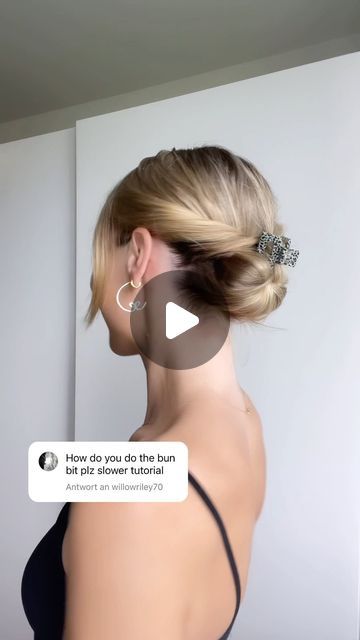 Short Hairstyles With Scrunchies, Short Hairstyle Bun, High Bun Short Hair, How To Do A Bun With Short Hair, Short Bun Hairstyles, Short Curly Hair Bun, Bun Hairstyles Short Hair, Short Hair Bun Styles, Hairbuns Hairstyles