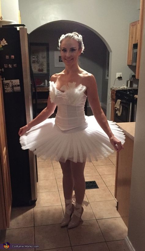 White Swan Halloween, White Swan Costume, Swan Halloween Costume, Swan Halloween, Swan Costume, 2015 Halloween Costumes, Black Swan Costume, Dance Store, Swan Dress